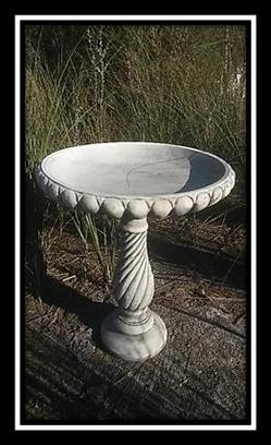 Twister Bird Bath