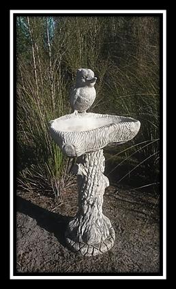 Tall Kookaburra Bird Bath